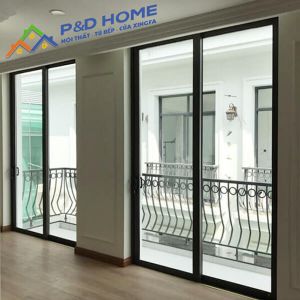Cửa Đi Mở Trượt 2 Cánh Nhôm Xingfa