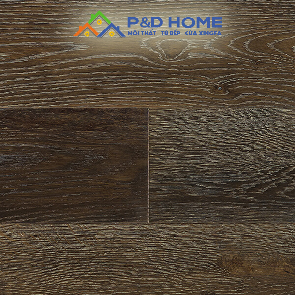 Sàn gỗ EP6804 Oak London Dark Rustic - Premium - 15/3mm