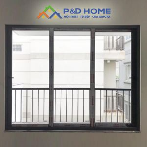 Cửa sổ mở trượt 3 cánh nhôm Xingfa